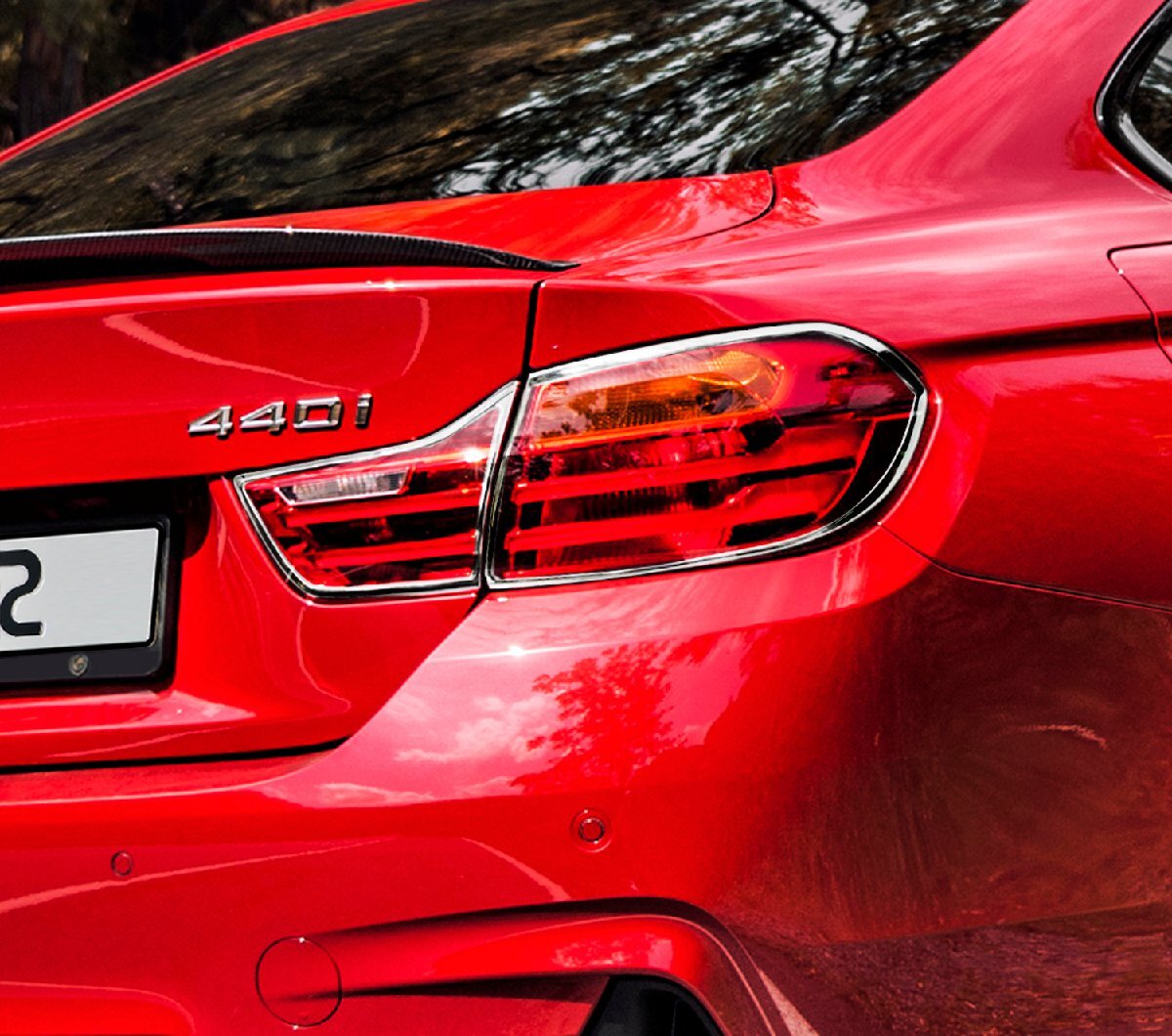 BMW メッキ テールライト テールランプ リング ガーニッシュ F32 F82 M4 420i 428i 435i 440i クーペ スポーツ Mスポーツ 4シリーズ拍卖