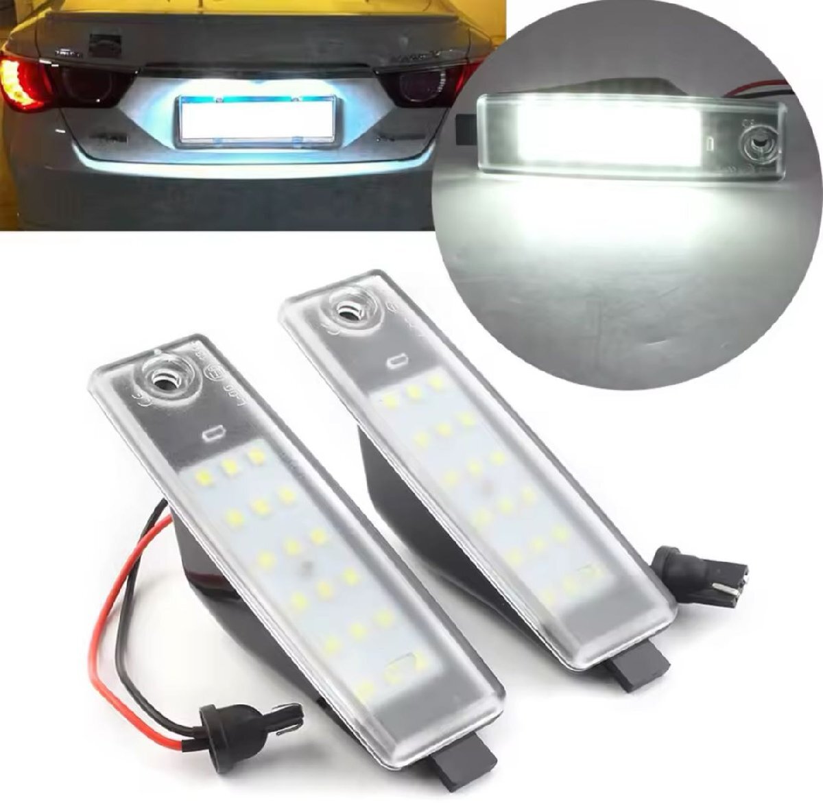 激白光 ! 交換式 ! LED ナンバー灯 ライセンス ランプ ハリアー 10 系 3.0 G S パッケージ iRバージョン エアロツアラー拍卖