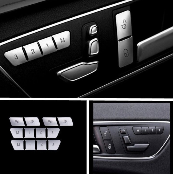 メルセデス ベンツ シートメモリー ドアロック スイッチ カバー W176 A180 A250 A45 スポーツ シュポルト スタイルプラス Aクラス 12P拍卖