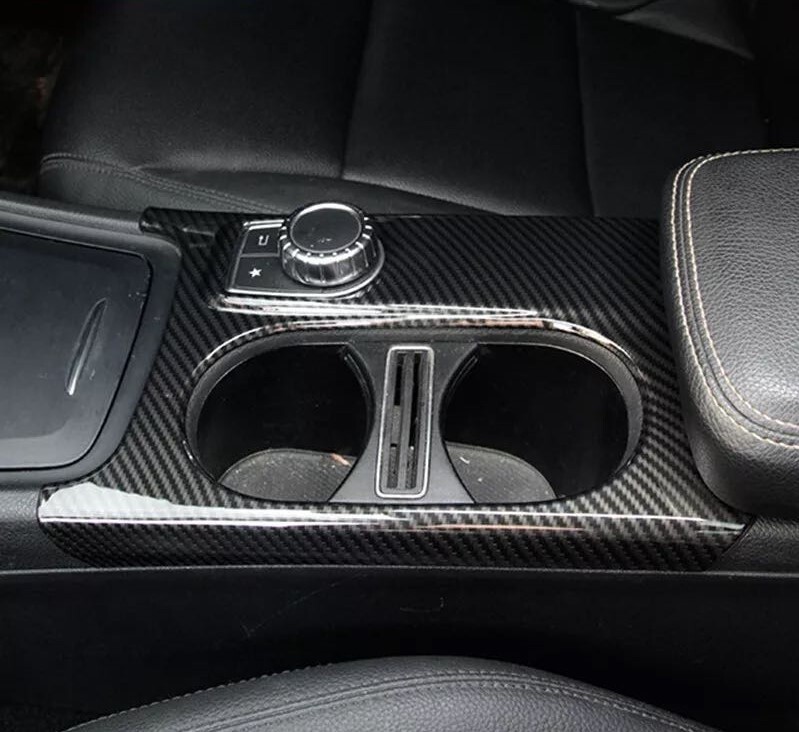 メルセデス ベンツ カーボン ルック センターコンソール パネル カバー W117 C117 CLA180 CLA250 CLA45 CLAクラス拍卖