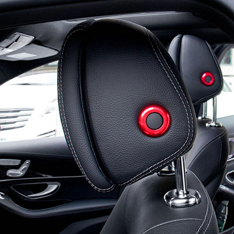デザイン性UP♪ メルセデス ベンツ ヘッドレスト スイッチ カバー AMG GT X290 4DRクーペ GT43 GT53 赤拍卖