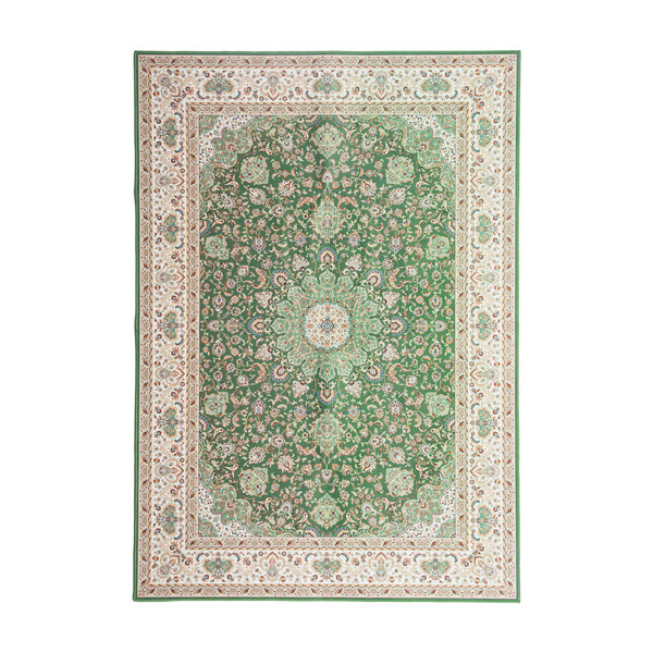 ラグ 転写プリントラグ 約230×230cm 洗える 撥水 滑りにくい加工付き パレス拍卖