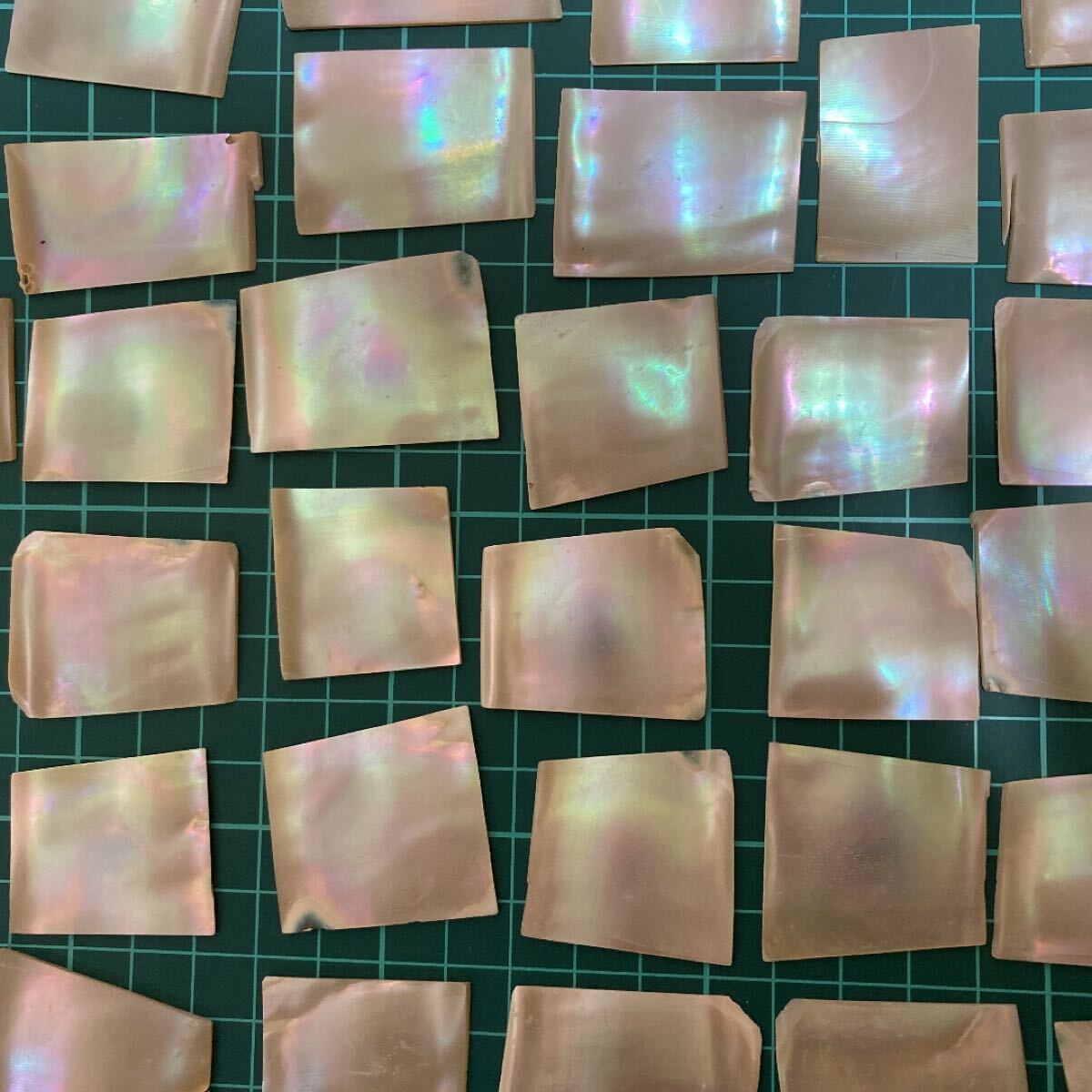 夜光貝 10枚 螺鈿細工 ハンドメイド ハンドクラフト ルアーなど素材拍卖