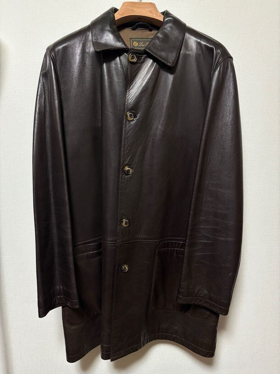 【最高級】Loro Piana/ロロピアーナ/レザー/コート拍卖