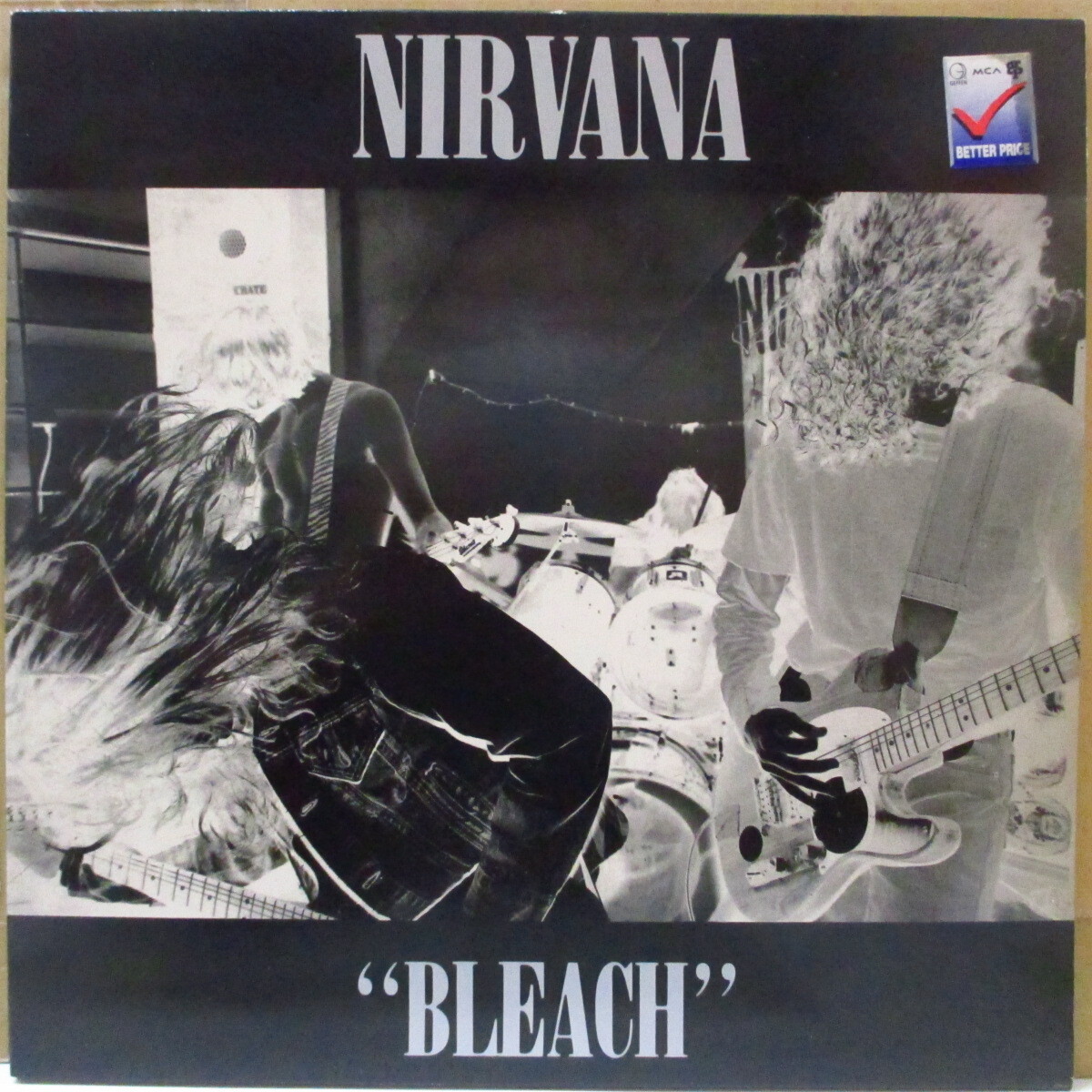 NIRVANA(ニルヴァーナ)-Bleach (EU オランダ・プレス '92 初回再発リマスター LP+ステッカー付き拍卖