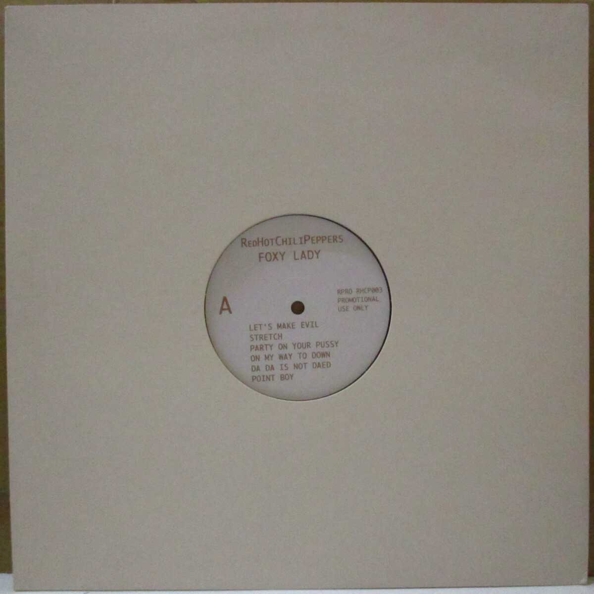 RED HOT CHILI PEPPERS(レッド・ホット・チリ・ペッパーズ)-Foxy Lady (Japan プロモ拍卖
