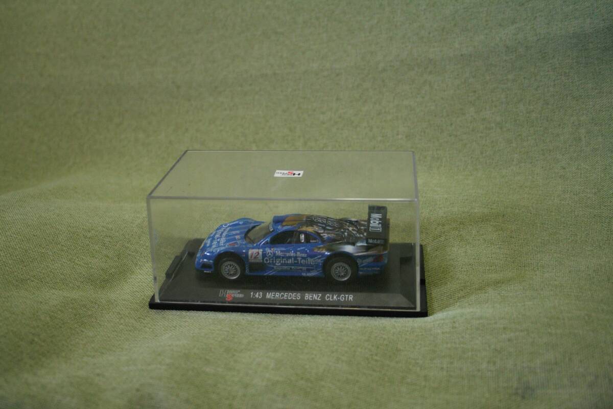 HIGH SPEED 1:43 MERCEDES BENZ CLK-GTR メルセデスベンツ クリアケース部分キズ有り拍卖
