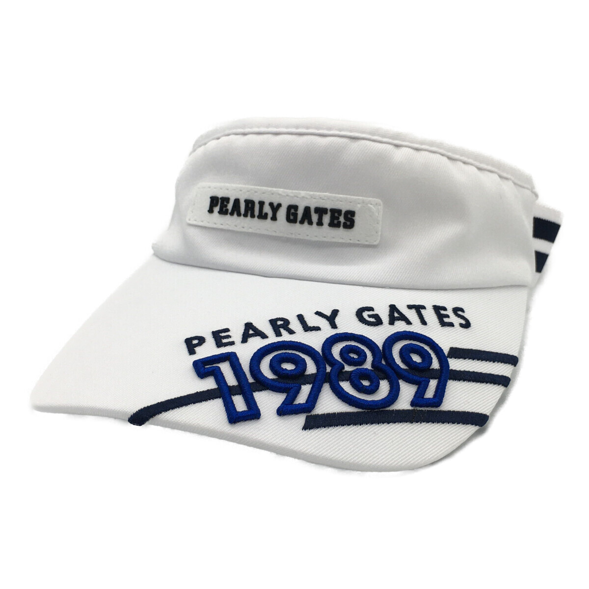 coco 中古 パーリーゲイツ PEARLY GATES サンバイザー フリー ホワイト 白 089290拍卖