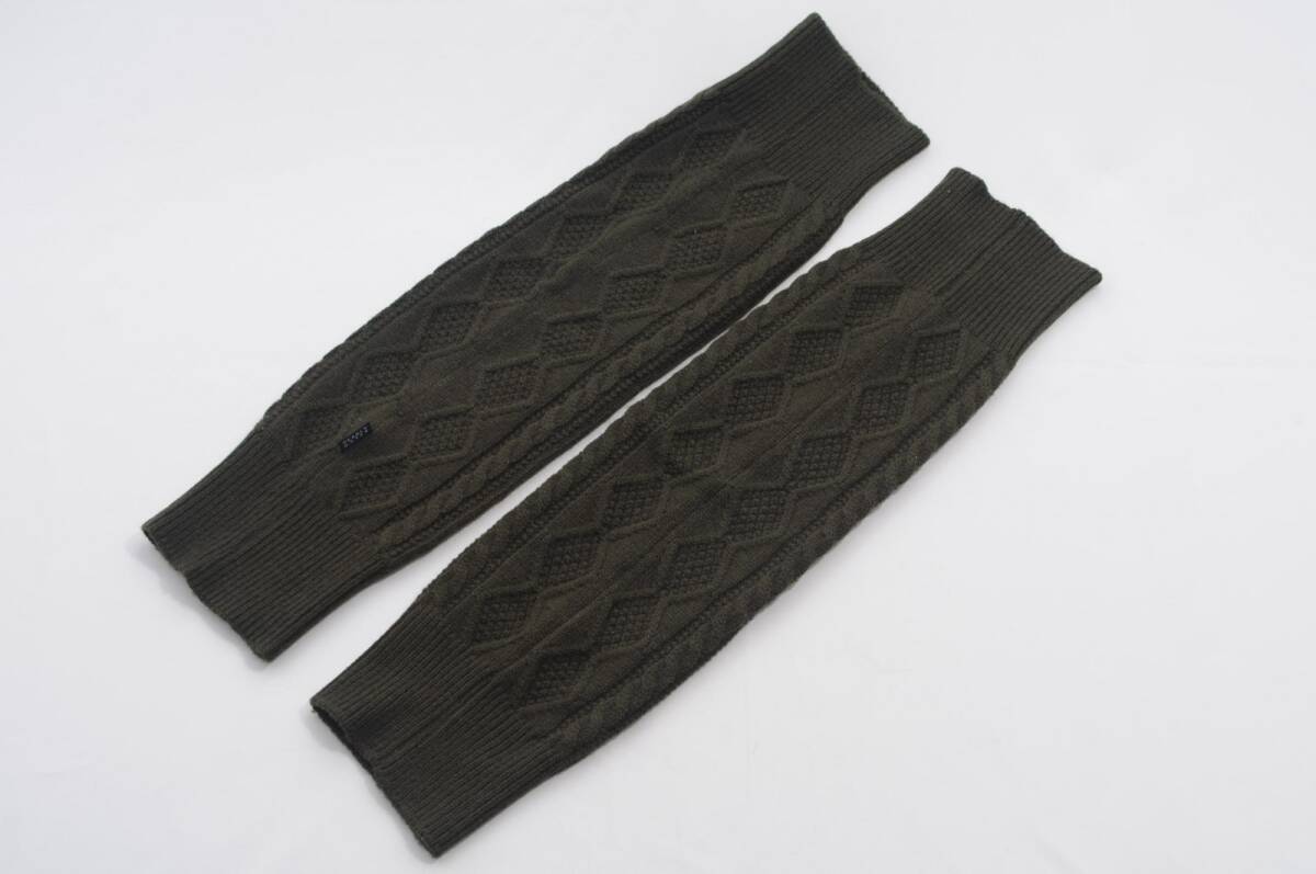 coco 中古【値下げ】 パーリーゲイツ PEARLY GATES ニットレッグウォーマー カーキ ケーブルニット レターパックプラス発送可 72463拍卖