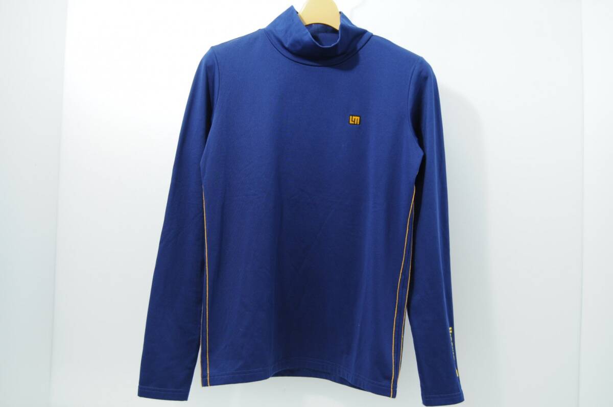 coco 中古【値下げ】 ラウドマウス レディース 長袖シャツ L 紺ハイネックカットソー ストレッチ 裏起毛 レターパックプラス発送可 69300拍卖