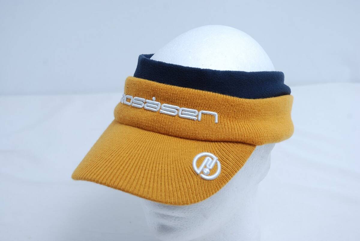 coco 未使用品【値下げ】 ロサーセン ROSASEN ニットサンバイザー マスタードイエロー 黄色系 レターパックプラス発送可 85465拍卖