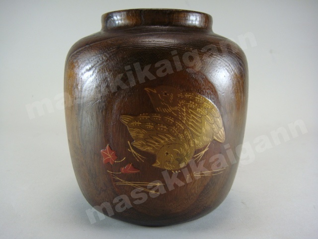 レトロ 花器 木製 アンティーク インテリア飾り 花瓶___拍卖