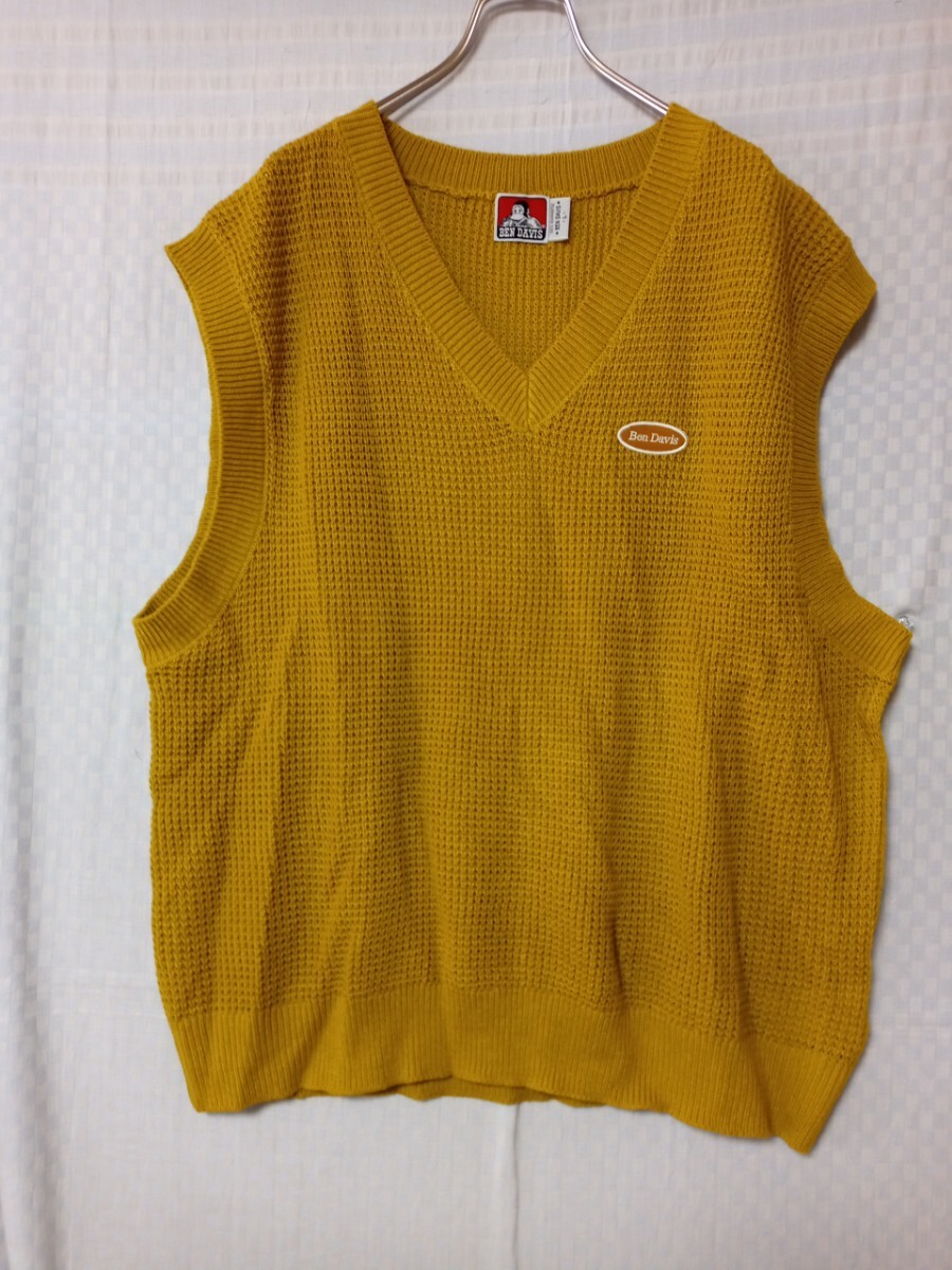 10447 ★★ Ben Davis Vネックベスト サイズL拍卖