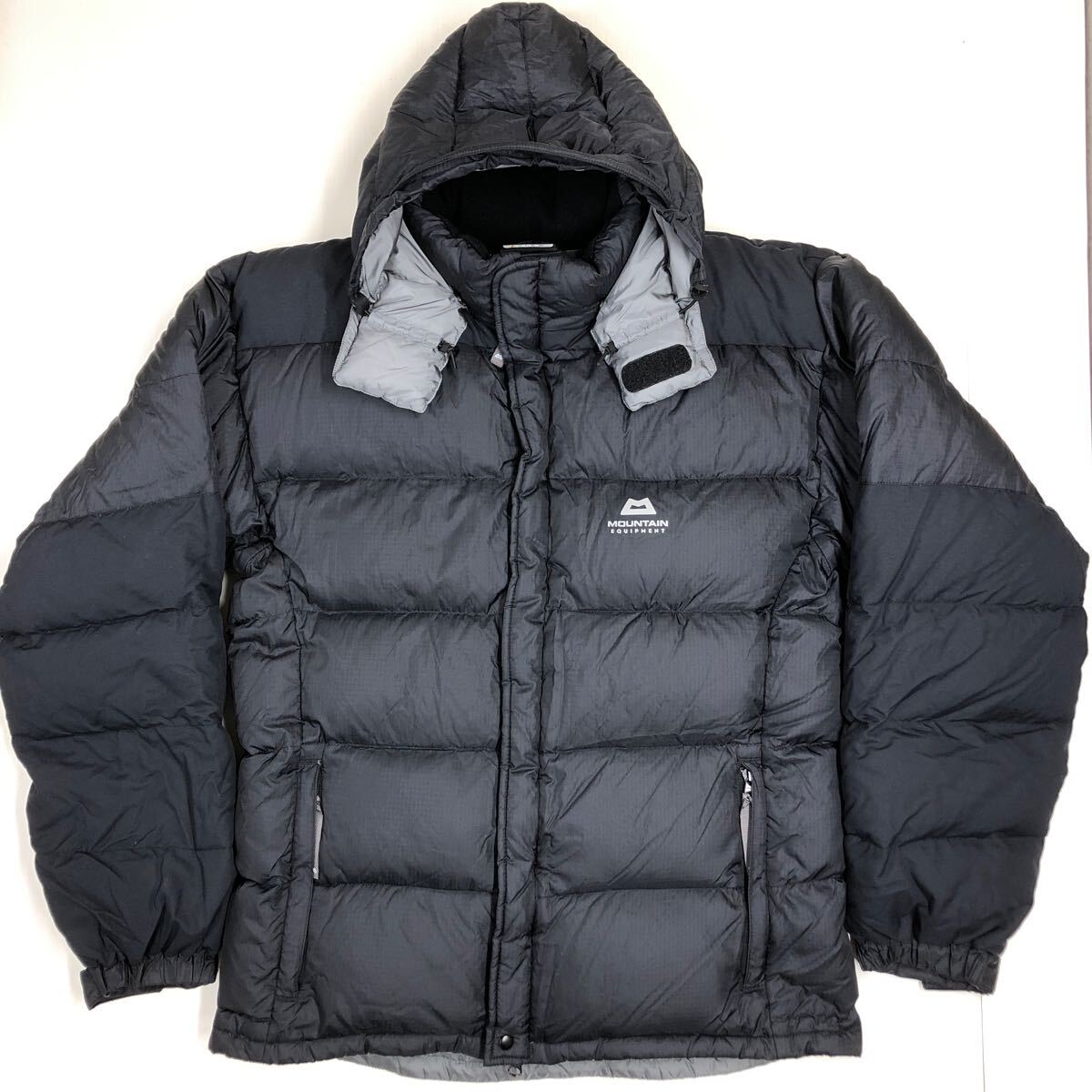 MOUNTAIN EQUIPMENT マウンテンイクイップメント ダウンジャケット 黒 脱着フード 防寒 軽量 メンズ Sサイズ 412-11a拍卖