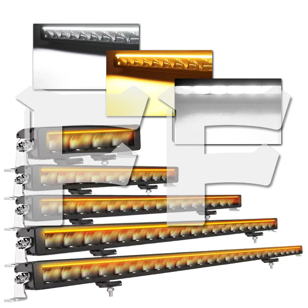 送料無料● Eマーク認証品 41インチ 作業灯 LEDワークライト 130W ホワイト DRL アンバー/ホワイト ジープ ジムニー 大型車 SUV 汎用 1個拍卖