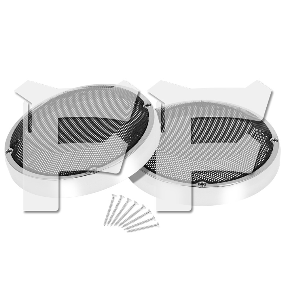 送料無料● ハーレー ツーリング ロードキング エレクトラグライド スピーカー メッシュ グリル カバー フェアリング ABS クローム パーツ拍卖