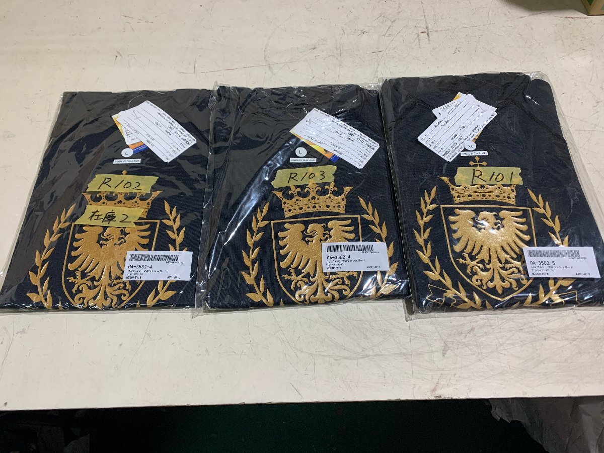 ロングスリーブUVガード ロングスリーブ UVガード ラッシュガード L:2枚 XL:1枚 マリンスポーツ ウォータースポーツ等に拍卖