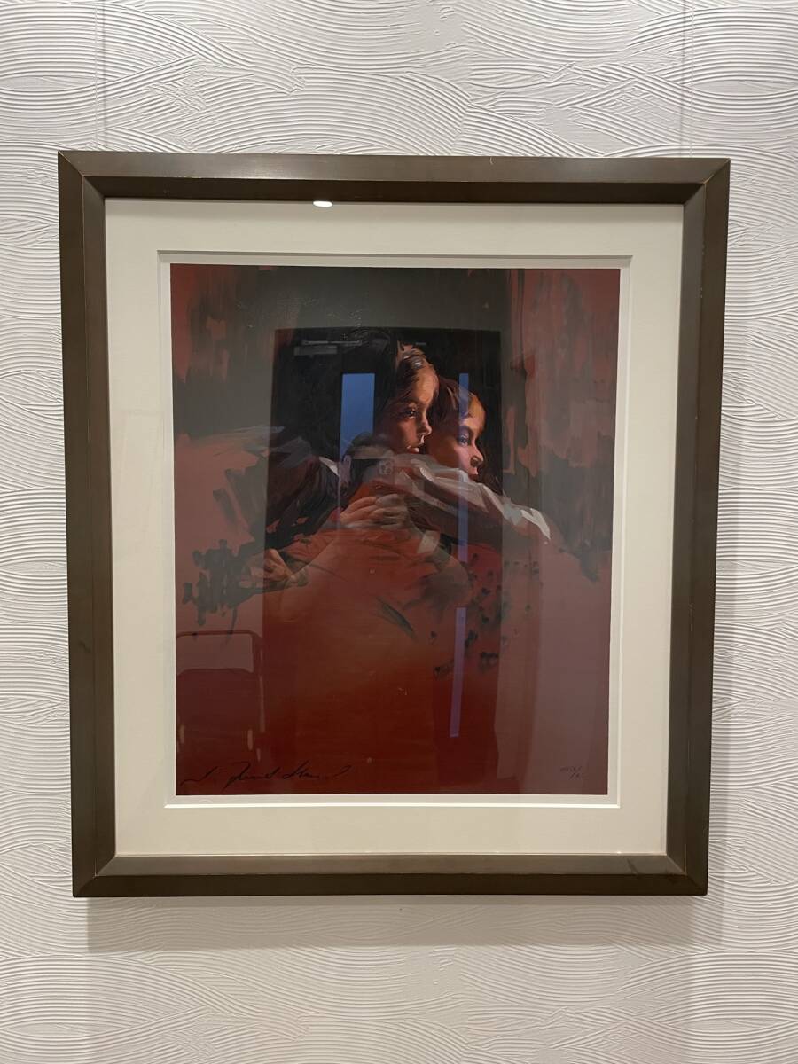 【真作】 ホアキン・トレンツ・リャド  「 オリバー&マリア 」  シルクスクリーン 本人サイン入り 拍卖