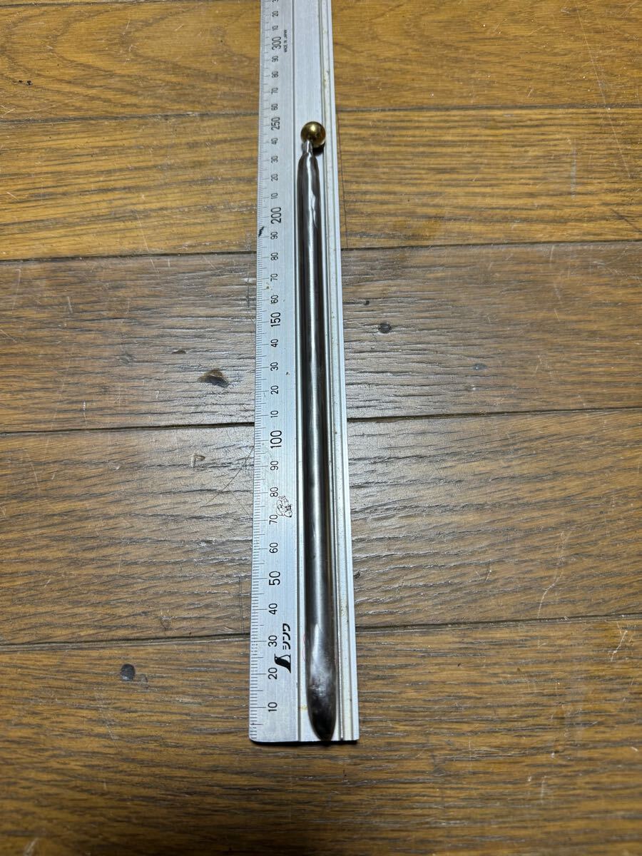 クビレを当てて治す凹み♪240mm DENT BALL REPAIR ROD 無保証品【クビレ le KUBIRE .】トランペット 2nd pipe 治具拍卖