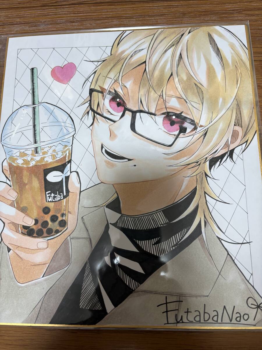 手描きイラスト 色紙 直筆イラスト オリジナル ②拍卖