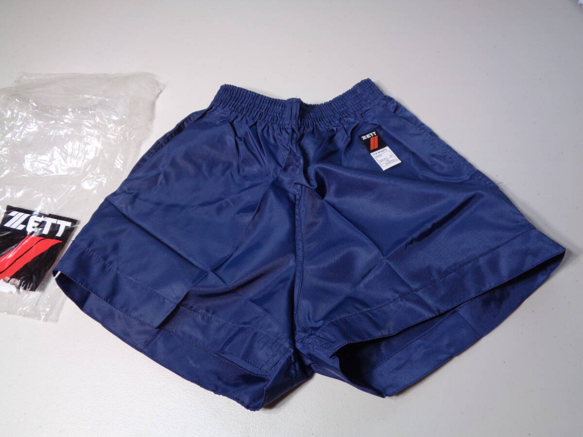 W72 濃紺 AP-0270 ナイロン100% ZETT ゼット 短パン ショートパンツ 体操着 体操服 昭和レトロ 未使用拍卖