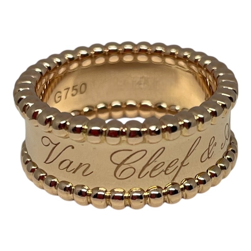 ヴァンクリーフ&アーペル Van Cleef & Arpels ペルレ シニアチュール リング K18PG ジュエリー 中古拍卖