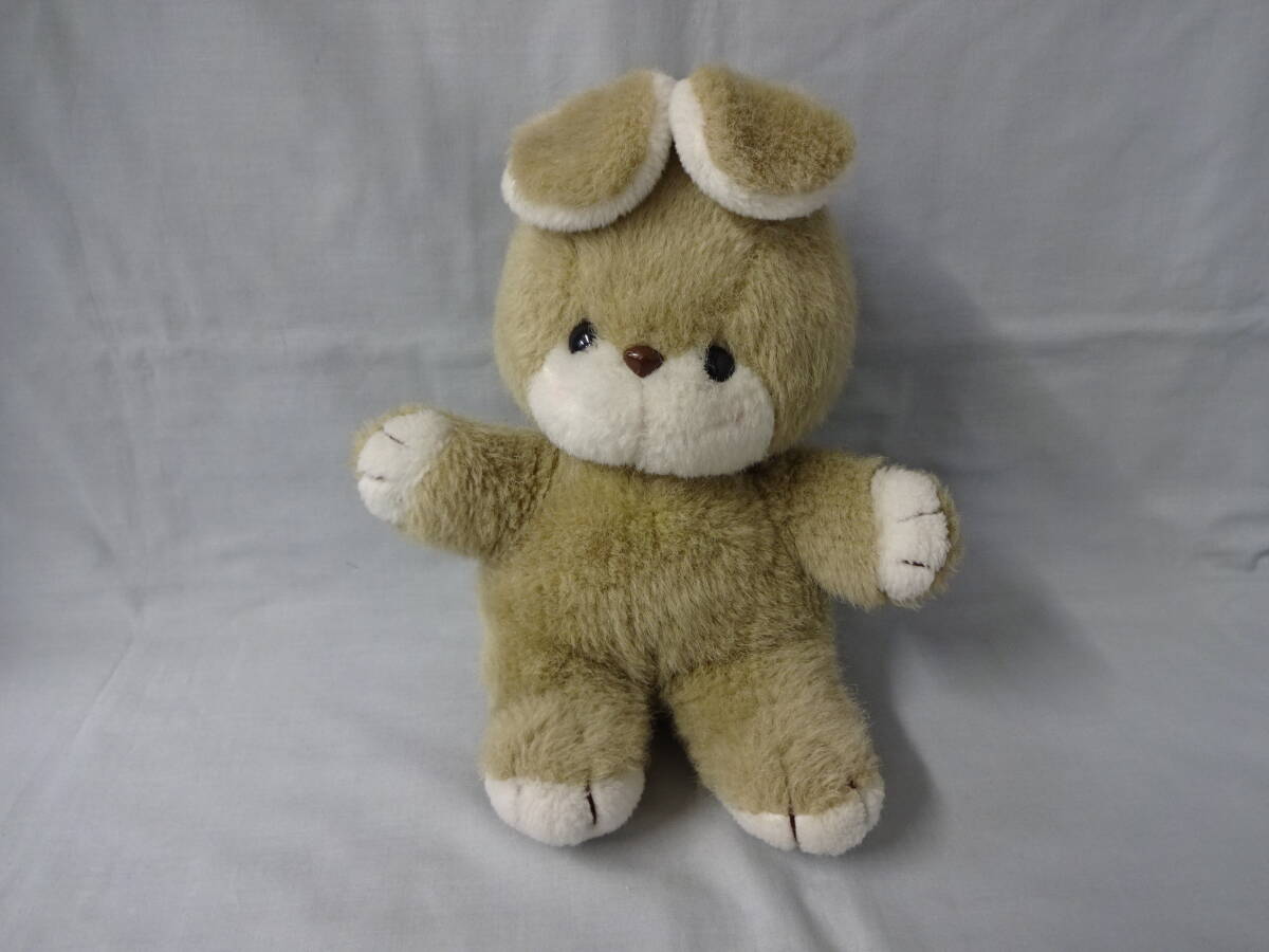 サンリオ 旧ロゴ うさぎ ぬいぐるみ 高さ約26cm 日本製 昭和 レトロ 希少レア 拍卖