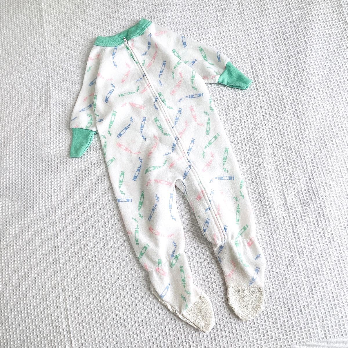 ガーバーgerberカバーオール ロンパース ベビー服2T キッズ 女の子 男の子 子供服フリース白ホワイト ピンク緑グリーン2歳90サイズ海外拍卖