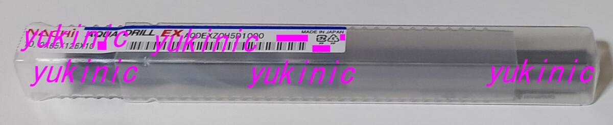 新品 不二越 NACHi アクアドリル EX フラット オイルホール 5D LIST9814 AQDEXZOH5D1000 直径10.0mm AQEXコート 超硬 ☆旋盤フライス拍卖