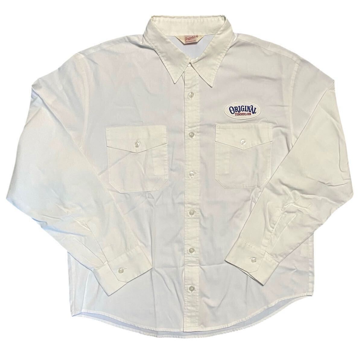 【即決】14SS XLサイズ テンダーロイン WORK SHT U BD ワーク シャツ ホワイト拍卖