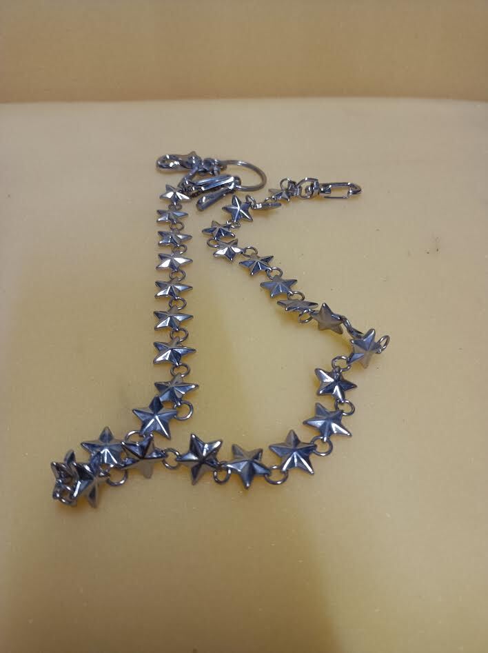 ウォレット チェーン ◆ 星 ◆ 全長60㎝ 【保管 LS 舗】拍卖