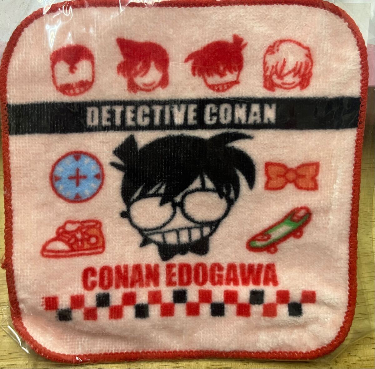 非売品 新品未使用 名探偵コナン くら寿司 コラボ ミニタオル ハンドタオル タオルハンカチ 緋色の弾丸 ハンカチ拍卖