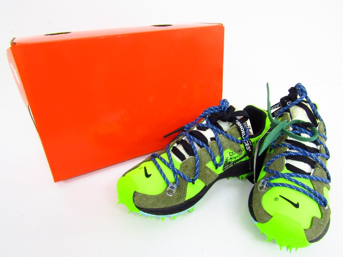 OFF-WHITE × NIKE オフホワイト ナイキ WMNS ZOOM TERRA KIGER 5 / OW CD8179-300 SIZE:22.5cm テラ カイガー スニーカー ▼SH7455拍卖