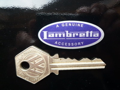 Lambretta ランブレッタ 45mm x 20mm 車 バイク ステッカー デカール 送料無料拍卖