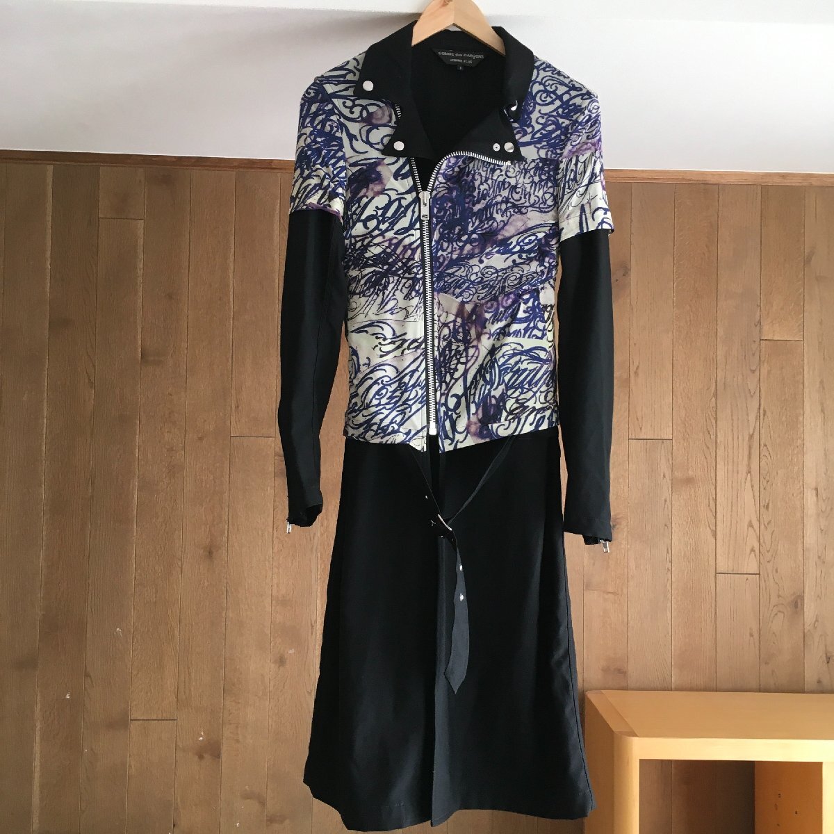 即決 美品 COMME des GARCONS HOMME PLUSコムデギャルソンオムプリュス ドッキング ロング ジャケットS AD2015 PP-J055TM拍卖