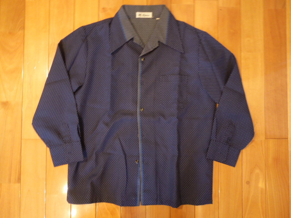 Mc Roman 70'sヴィンテージ 長袖シャツ ポリシャツ LLサイズ拍卖