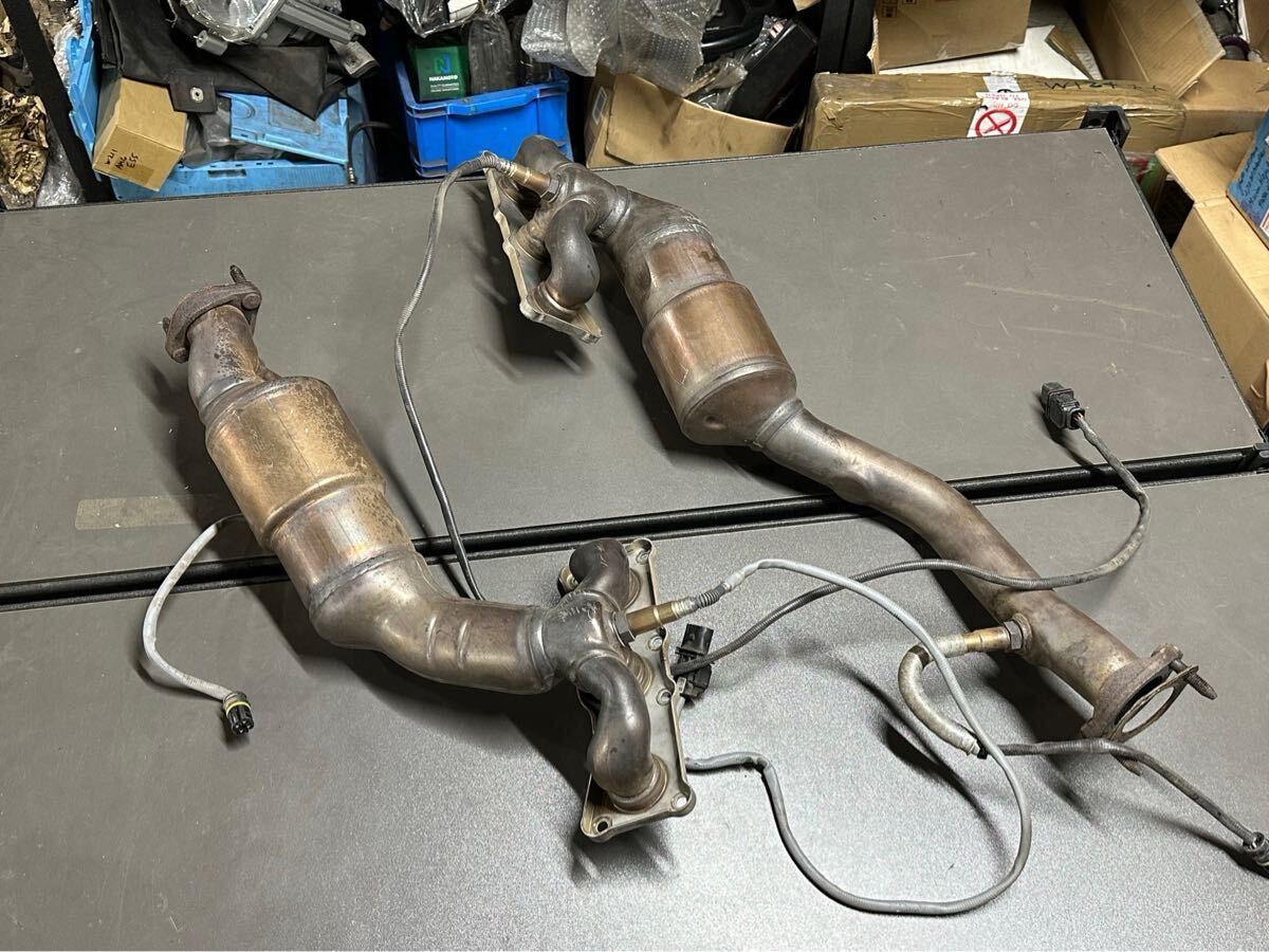 BMW E63 6シリーズ 純正 触媒 前後セット エキマニ キャタライザーEXマニーホールドO2センサー 18407563723 18407563724 EH30 NL30 E60 E61拍卖