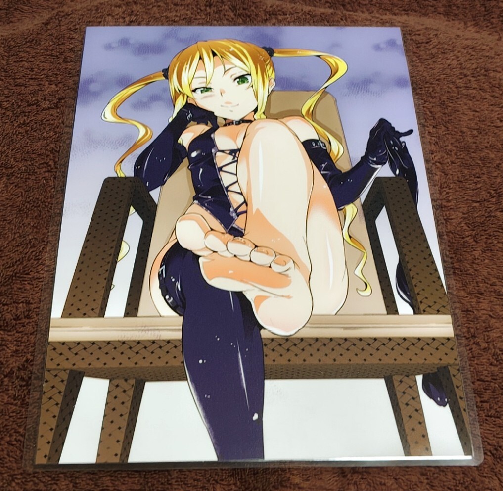 ♪『マケン姫っ!』♪両面イラスト♪切り抜き♪ラミネート加工済♪A4sizeのフィルム使用♪武田弘光♪f拍卖