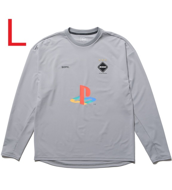 FCRB PlayStation 30周年 限定品 PS30 AUTHENTIC TEAM TOUR L/S TOP Lサイズ グレー 242155 新品 未使用 プレステ ロンT 2024 Bristol 灰色拍卖
