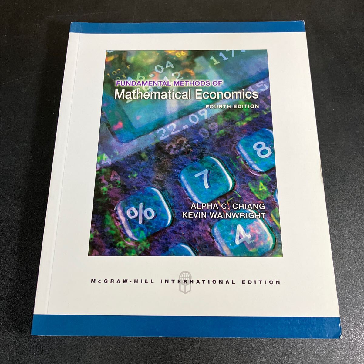 24-12-16『Fundamental Methods of Mathematical Economics 4th Edition 』by Kevin Wainwright and Alpha C. Chiang 洋書拍卖