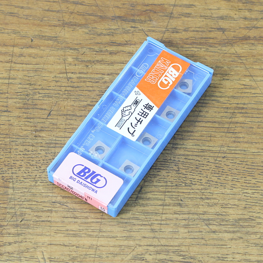 未使用)BIG/大昭和精機 SCGA070204FN H1 スローアウェイチップ インサート拍卖