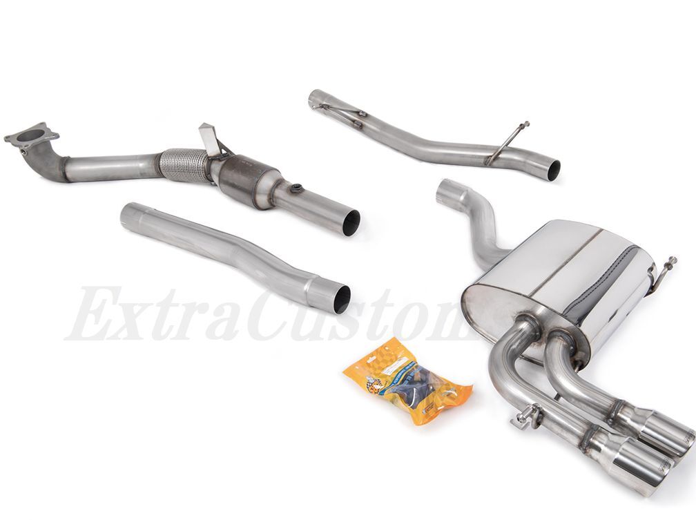 MILLTEK ミルテック キャタバックエキゾーストシステム アウディ 、 A3 2.0 TFSI QUATTRO SPORTBACK、 non-resonated ポリッシュ 拍卖