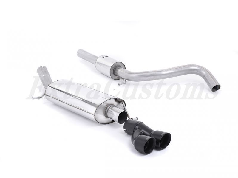 MILLTEK ミルテック キャタバックエキゾーストシステム アウディ A1 S LINE 1.4 TFSI 122PS 2010 resonated セラコートブラック拍卖