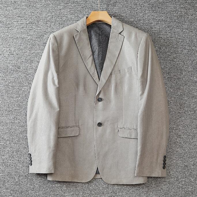 大人気5XL 新品メンズ スーツ ジャケットアウター ラージサイズ 背広 テーラードジャケット 高品質 ビジネス 通勤 ブレザー/グレー拍卖