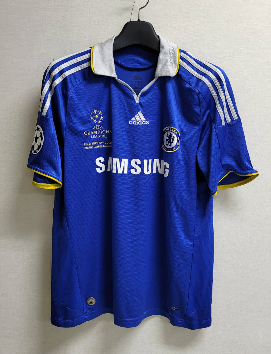 07-08チェルシー CFC Chelsea(3rd)#8 ランパート adidas正規 半袖 2008 UEFA CL Final仕様 S拍卖