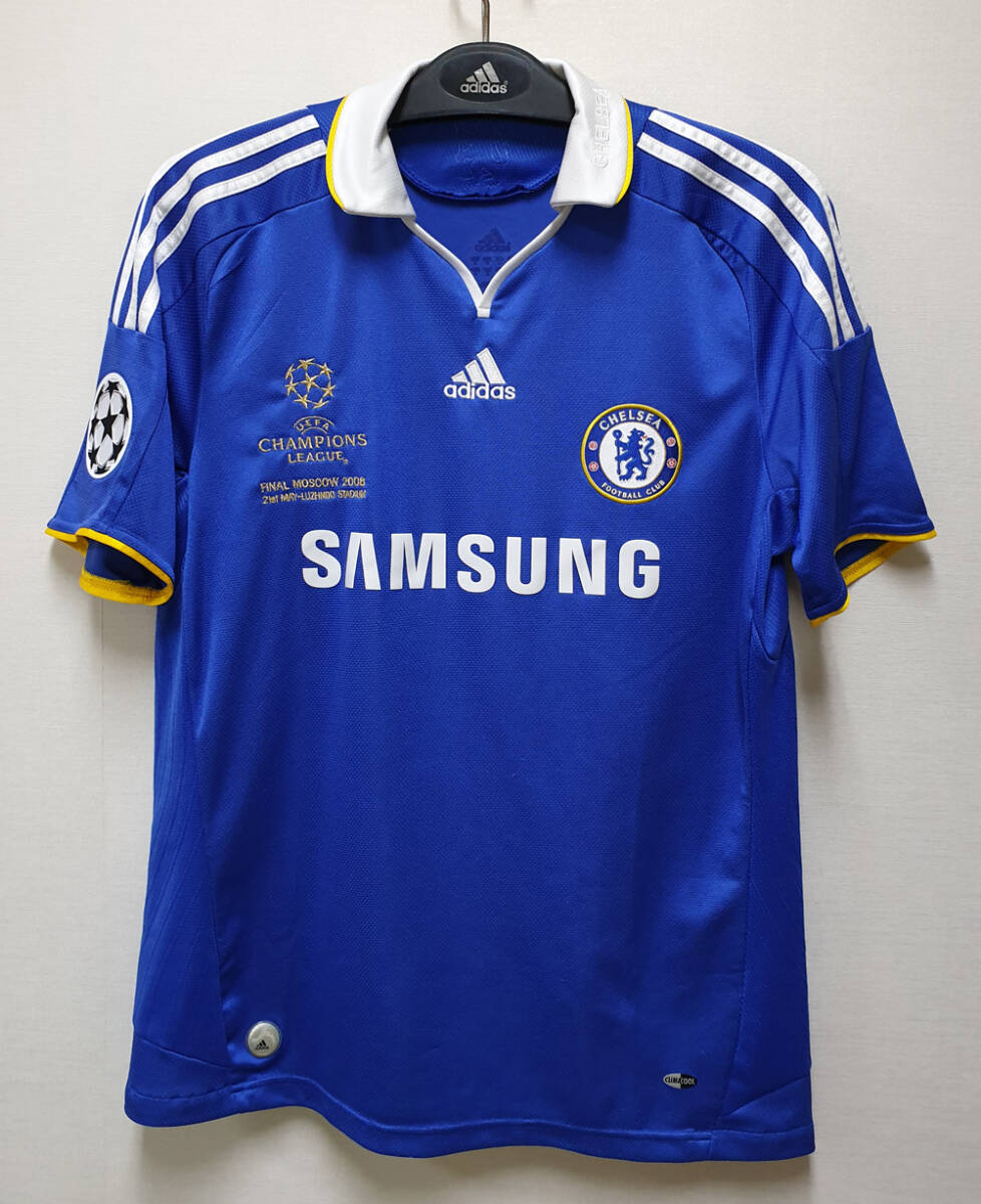 07-08チェルシー CFC Chelsea(3rd)#26 ジョン・テリー TERRY adidas正規 半袖 2008 UEFA CL Final仕様 S拍卖
