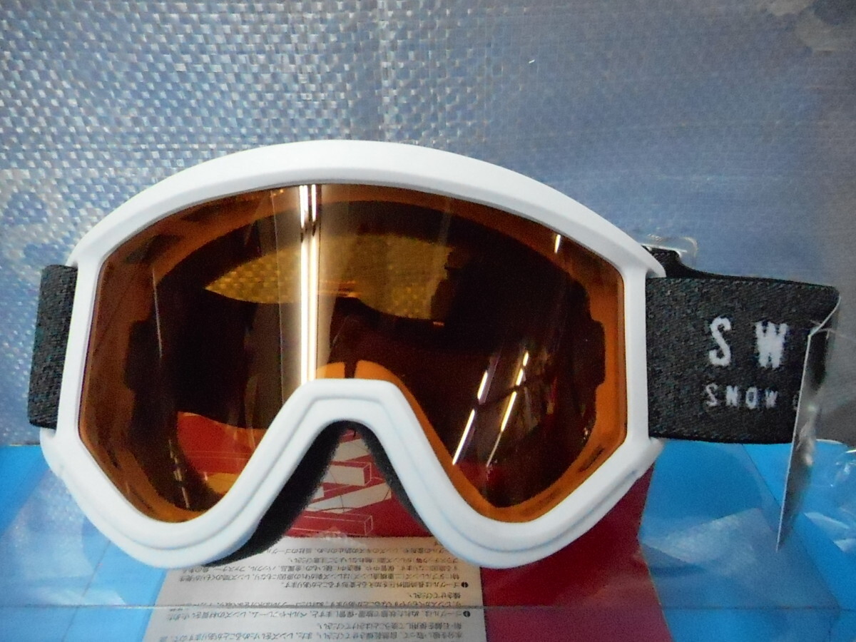 SWANS ジュニア用 スノーゴーグル メガネ対応 145H WH拍卖