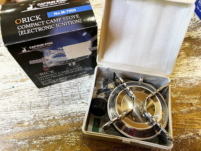 新品未使用 CAPTEN STAG/キャプテンスタッグ ORIC オーリック コンパクトキャンプストーブ シングルバーナー キャンプ 登山 拍卖