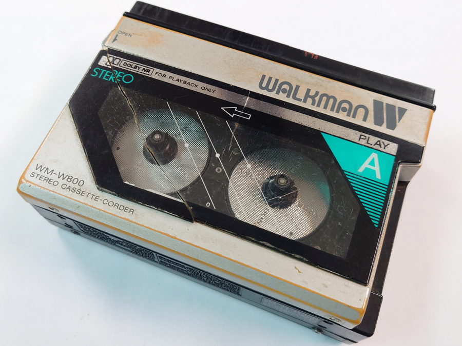 ジャンクで SONY WM-W800 WALKMAN ウォークマン ステレオ カセットレコーダー プレーヤー 昭和レトロ拍卖