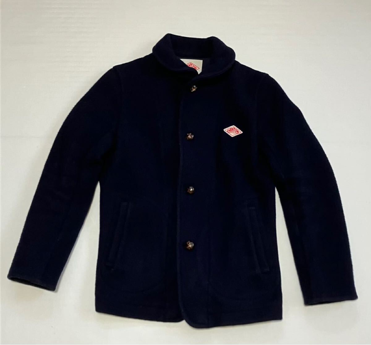 ダントン ウールコート レディースサイズ36 ネイビー拍卖